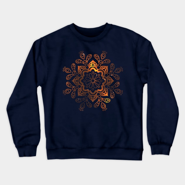 Flower Mandala Crewneck Sweatshirt by emma17